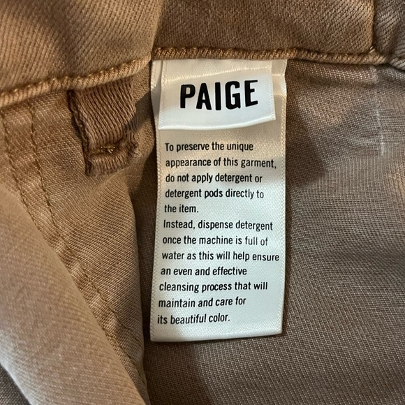 PAIGE MAYSLIE Tan Cropped Pants - Picture 7 of 11